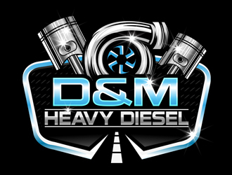 D&M Heavy Diesel logo design by DreamLogoDesign