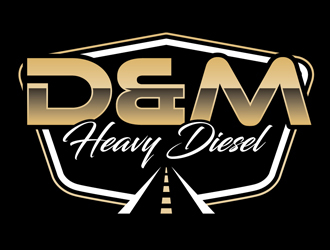 D&M Heavy Diesel logo design by DreamLogoDesign