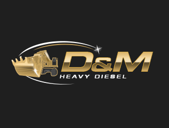 D&M Heavy Diesel logo design by Vickyjames