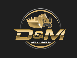D&M Heavy Diesel logo design by Vickyjames