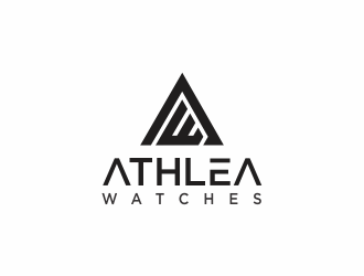 Athlea Watches logo design by santrie