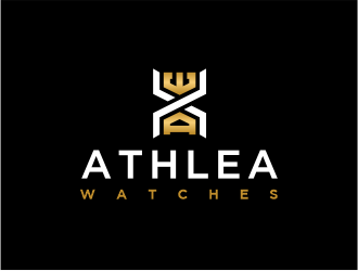 Athlea Watches logo design by evdesign
