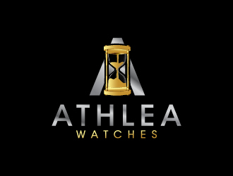 Athlea Watches logo design by keptgoing