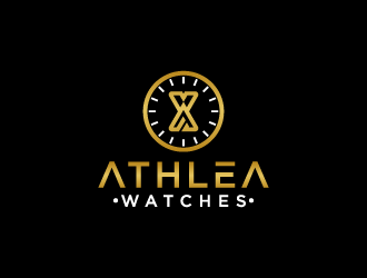 Athlea Watches logo design by yans