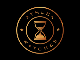 Athlea Watches logo design by shravya