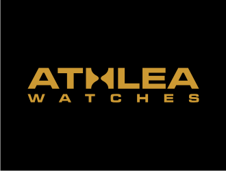 Athlea Watches logo design by lintinganarto