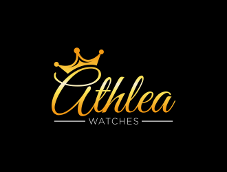 Athlea Watches logo design by Diponegoro_