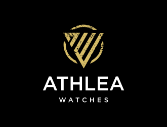 Athlea Watches logo design by vuunex