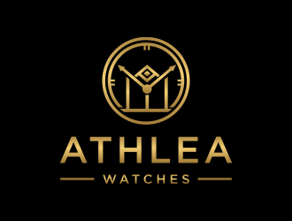 Athlea Watches logo design by ozenkgraphic