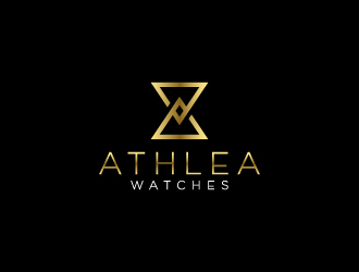 Athlea Watches logo design by wongndeso