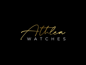 Athlea Watches logo design by wongndeso