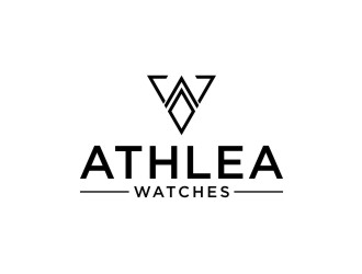 Athlea Watches logo design by sabyan