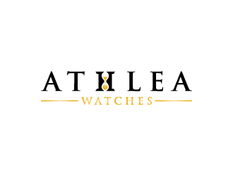 Athlea Watches logo design by jafar