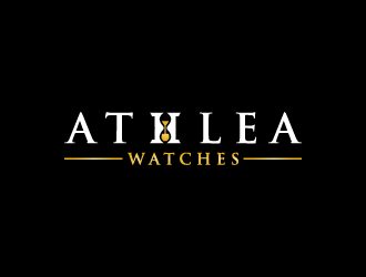 Athlea Watches logo design by jafar