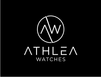 Athlea Watches logo design by johana
