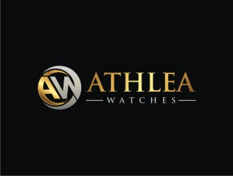 Athlea Watches logo design by josephira