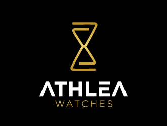 Athlea Watches logo design by gearfx