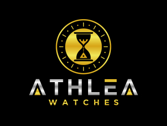 Athlea Watches logo design by aura