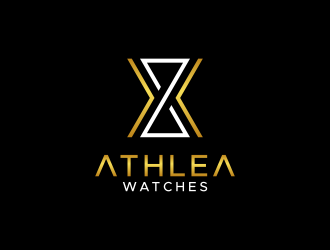 Athlea Watches logo design by Panara