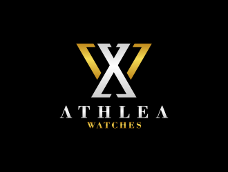 Athlea Watches logo design by Panara