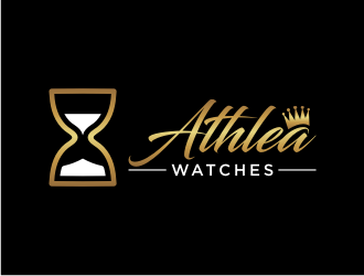 Athlea Watches logo design by puthreeone