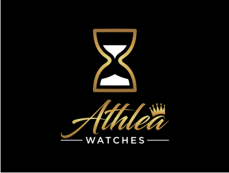 Athlea Watches logo design by puthreeone