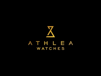 Athlea Watches logo design by harno