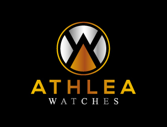 Athlea Watches logo design by pambudi