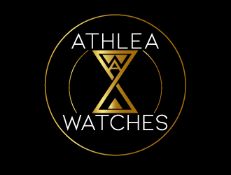 Athlea Watches logo design by axel182