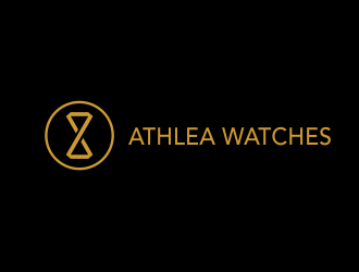 Athlea Watches logo design by crearts