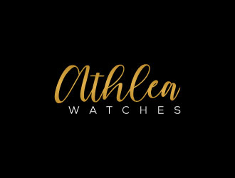 Athlea Watches logo design by aryamaity