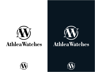 Athlea Watches logo design by Hipokntl_