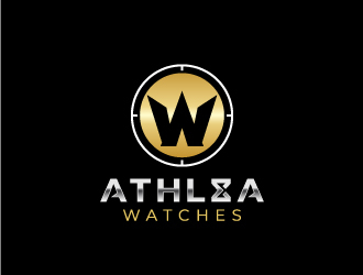 Athlea Watches logo design by NadeIlakes