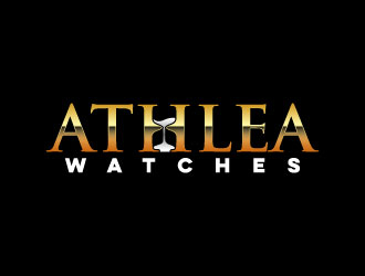 Athlea Watches logo design by daywalker