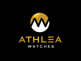 Athlea Watches logo design by Conception