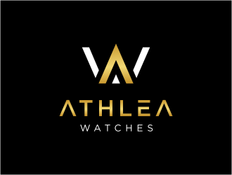 Athlea Watches logo design by FloVal