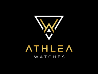 Athlea Watches logo design by FloVal