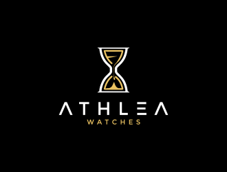 Athlea Watches logo design by semar