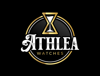 Athlea Watches logo design by ubai popi