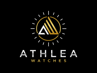 Athlea Watches logo design by GassPoll