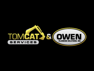 TomCat Services & Owen Plumbing Solutions, Inc. logo design by sakarep