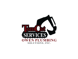 TomCat Services & Owen Plumbing Solutions, Inc. logo design by Artomoro