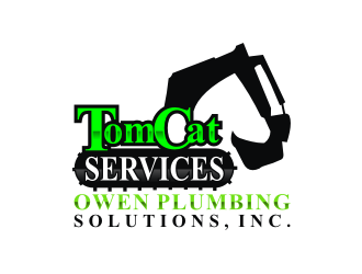 TomCat Services & Owen Plumbing Solutions, Inc. logo design by Artomoro
