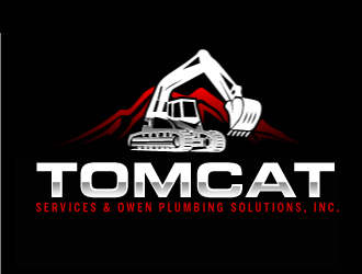TomCat Services & Owen Plumbing Solutions, Inc. logo design by ElonStark