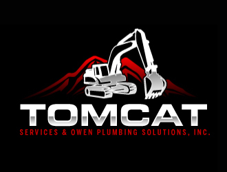 TomCat Services & Owen Plumbing Solutions, Inc. logo design by ElonStark