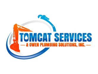 TomCat Services & Owen Plumbing Solutions, Inc. logo design by uttam