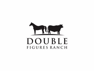 Double Figures Ranch logo design by kaylee