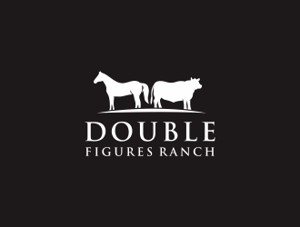 Double Figures Ranch logo design by kaylee