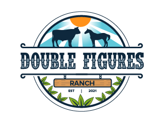 Double Figures Ranch logo design by czars