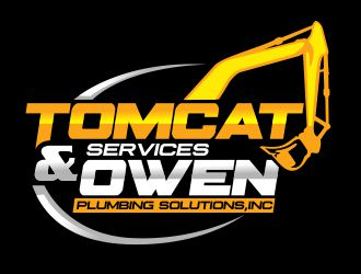 TomCat Services & Owen Plumbing Solutions, Inc. logo design by veron